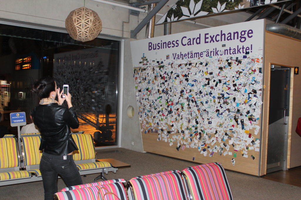 Tallinna Lennujaam Business Card Exchange