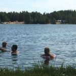 Maidla järv, ujumine, suvi