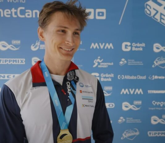 Norra sportlane Jon Amund Vold 2025 ICF Canoe-Kayak Sprint World Cup Ungaris