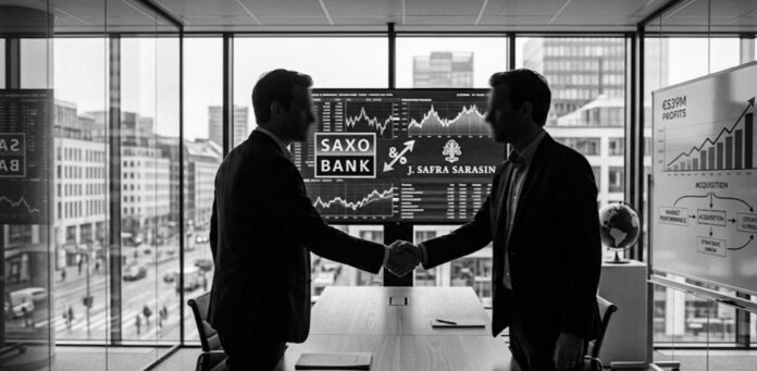 Saxo pank Taani: Saxo Banki kasum langes mĂ€rgatavalt, pank lĂ€ks Ć veitsi varahalduri J. Safra Sarasin kontrolli alla