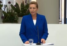 Taani peaminister Mette Frederiksen