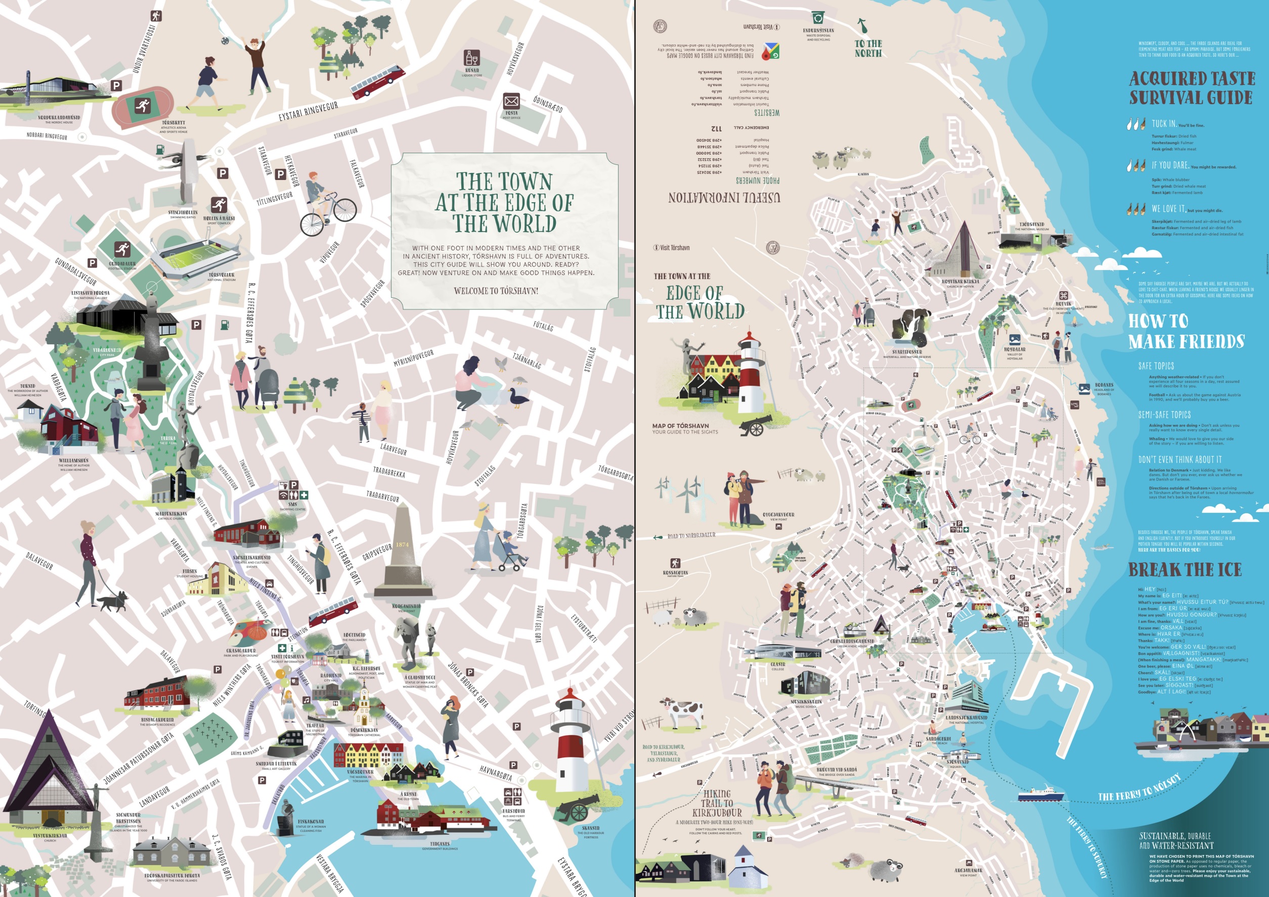 Fääri saared: Tórshavn map