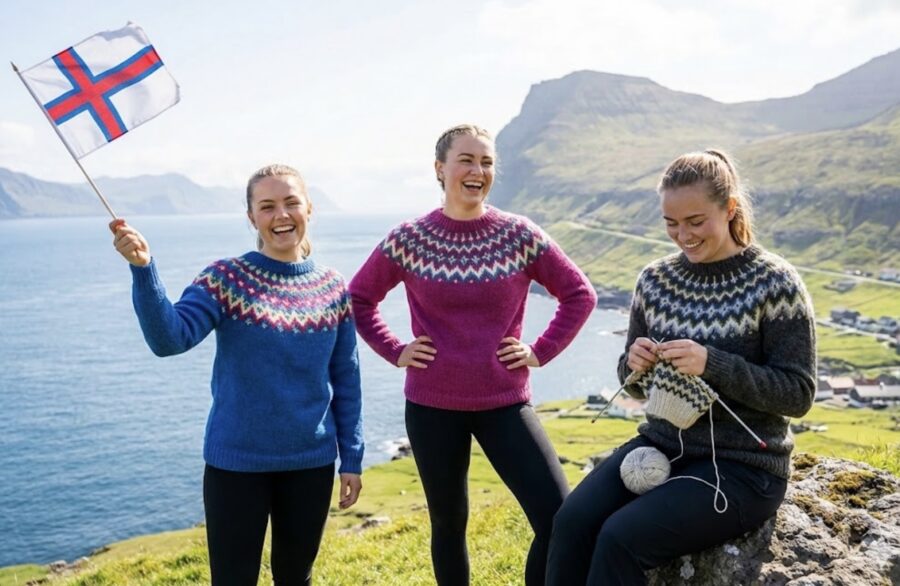 Fääri saartel kootakse palju. Eriti hinnas on lambbavillast käsitöö