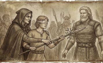 Paganliku põhjala mütoloogia armastatuim jumal Baldr hukkus Hödr-i puuvõõrikust valmistatud oda läbi. Teda aitas Thökk (maskeerunud Loki)