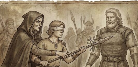 Paganliku põhjala mütoloogia armastatuim jumal Baldr hukkus Hödr-i puuvõõrikust valmistatud oda läbi. Teda aitas Thökk (maskeerunud Loki)