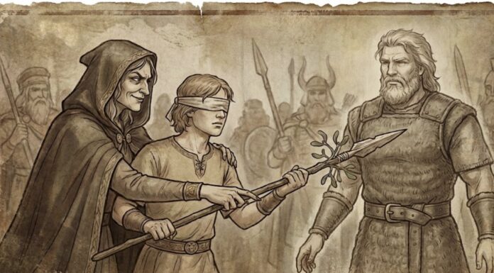 Paganliku põhjala mütoloogia armastatuim jumal Baldr hukkus Hödr-i puuvõõrikust valmistatud oda läbi. Teda aitas Thökk (maskeerunud Loki)