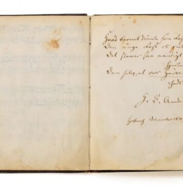 Oksjonil müüdi 55 000 Taani krooni eest Hans Christian Anderseni originaalluuletusega mälestusteraamat