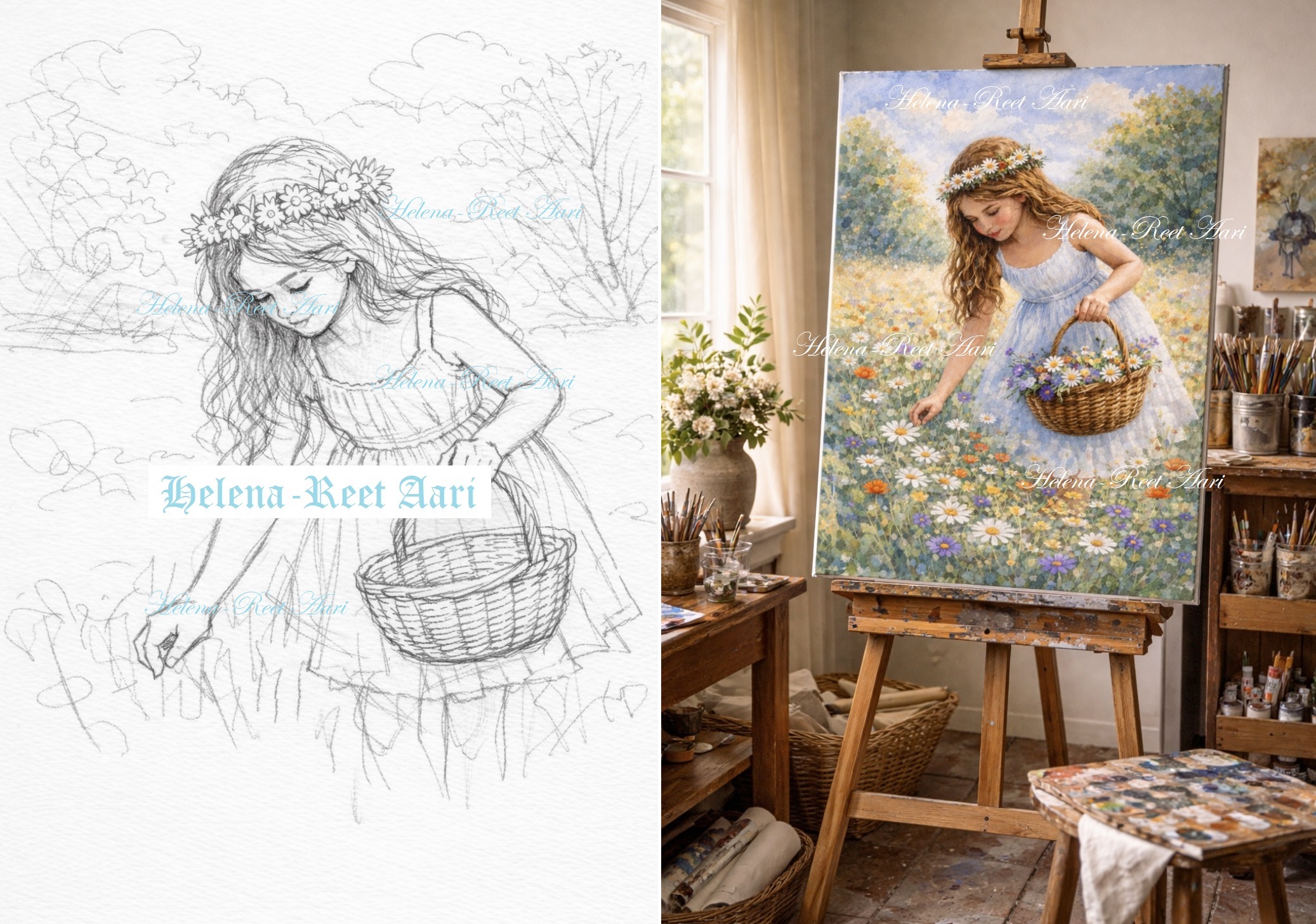 “A Meadow Girl – Wildflowers and Daydreams” (Helena-Reet Aari, 2026)