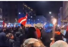 VIDEO: Taanis Kopenhaagenis oli laupäeval suur piirangute-vastane meeleavaldus