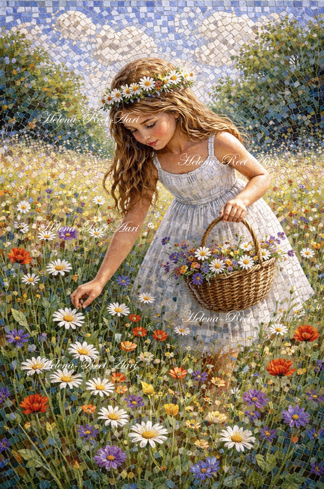 A Meadow Girl – Wildflowers and Daydreams