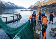 Ajalooline samm kalakasvatuses: Kasutusele võeti maailma esimene ringmajanduslikul põhimõttel loodud kalavõrk