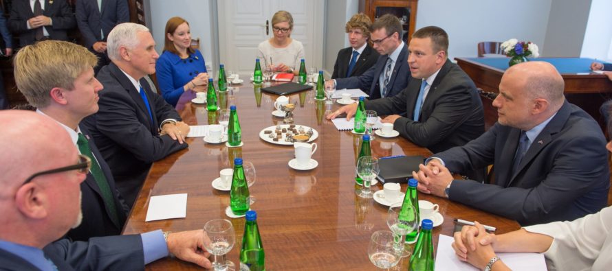 Peaminister Jüri Ratas: USA roll Eesti ja Euroopa julgeoleku tagamisel on asendamatu