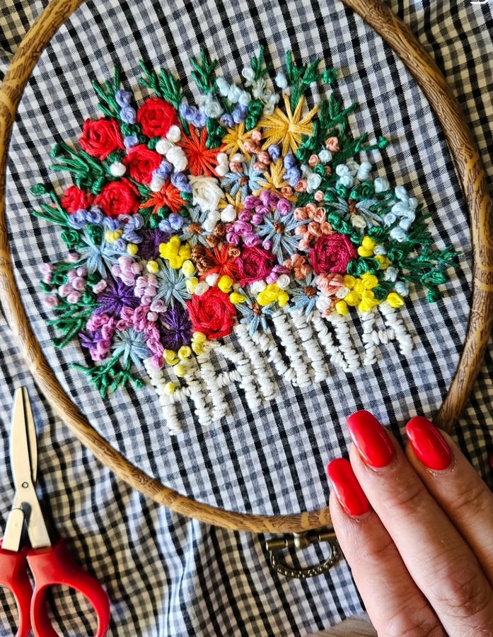 tikkimine, riie, kangas, käsitöö