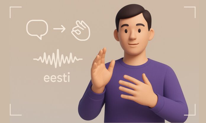 Eesti viipekeelne tõlkerobot