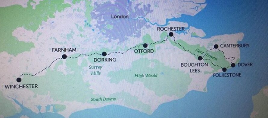 Info, galerii, videod: PALVERÄNNAK või aktiivne matk looduses: Winchester-Canterbury või Winchester-Dover (ca 241km, 11 päeva) + Lisatud 2 inimese miinimumeelarve!